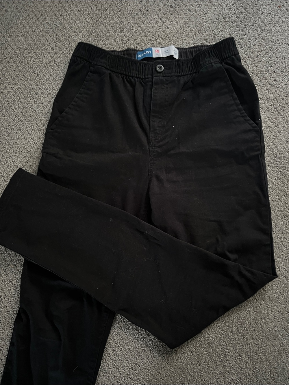 Old Navy Boy’s Black Chino-Style Casual Pants
